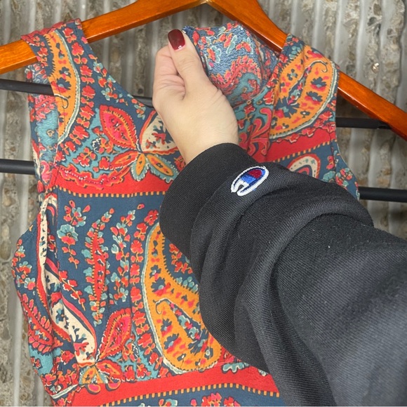 Free People Dancing Pretty Paisley Print Dress - Size 0 - Picture 7 of 8